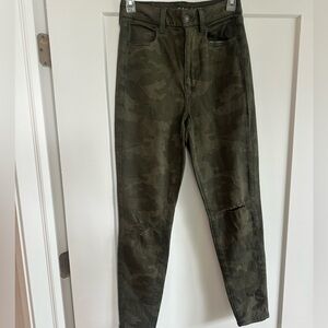 American Eagle Outfitters Green Skinny Jeans